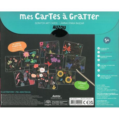 FLEURS - MES CARTES A GRATTER