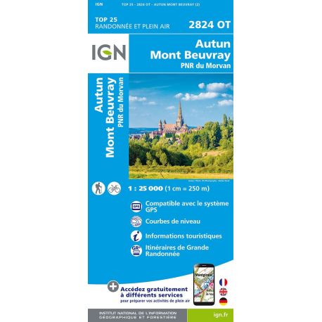2824OT AUTUN MONT BEUVRAY PNR DU MORVAN