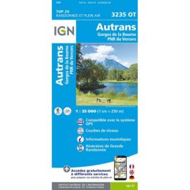 3235OT AUTRANS  GORGES DE LA BOURNE PNR VERCORS