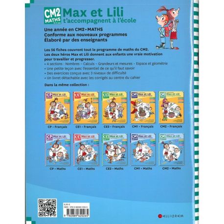 MAX ET LILI T'ACCOMPAGNENT EN CM2 MATIERE : MATHS