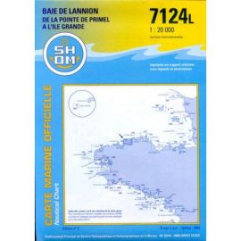 7124L BAIE  DE LANNION - DE LA POINTE DE PRIMEL A L'ILE GRANDE