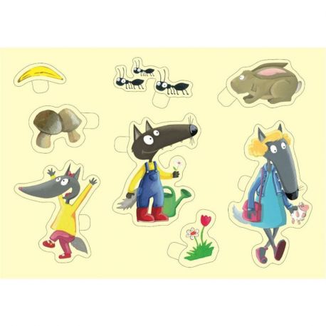 VIVE LA NATURE - MA POCHETTE 100 GOMMETTES - P'TIT LOUP