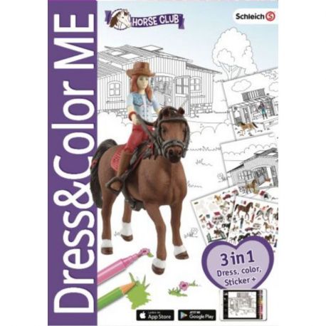 SCHLEICH HORSE CLUB DRESS & COLOR ME