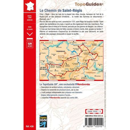 GR430 LE CHEMIN DE SAINT RÉGIS 430