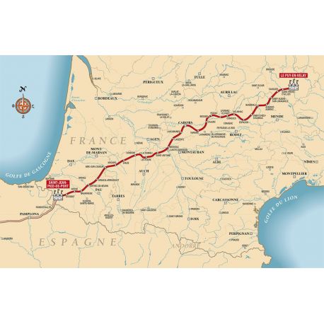 COMPOSTELLE GUIDE DU PUY AUX PYRENEES