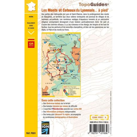 GR7 LES MONTS ET COTEAUX DU LYONNAIS À PIED P691