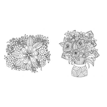 FLEURS MERVEILLEUSES COLORIE-THERAPIE