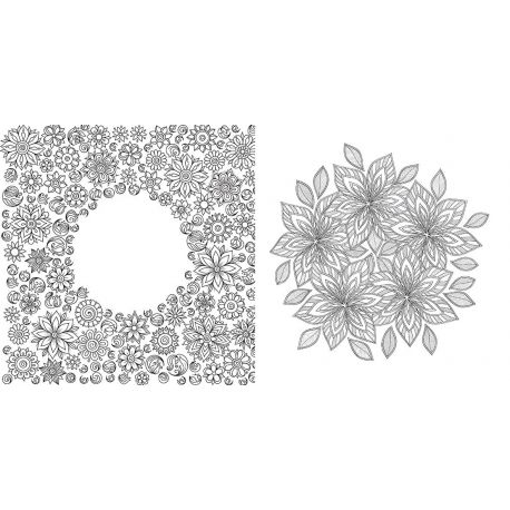 FLEURS MERVEILLEUSES COLORIE-THERAPIE