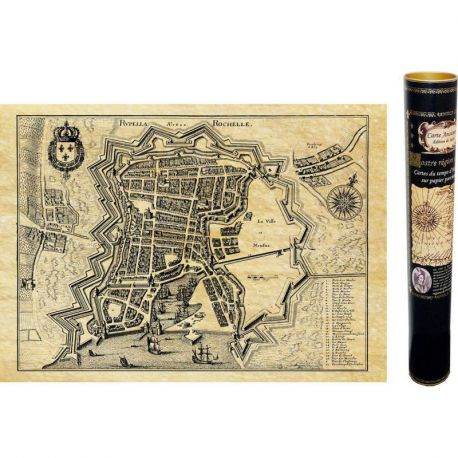 LA ROCHELLE EN 1620 58 CM X 40 CM