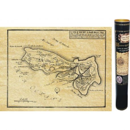 ILE DE RE EN 1696 58 CM X 40 CM