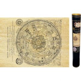 CARTE DES ALCHIMISTES EN 1696 58 CM X 40 CM