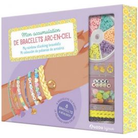 MON ACCUMULATION DE BRACELETS ARC EN CIEL