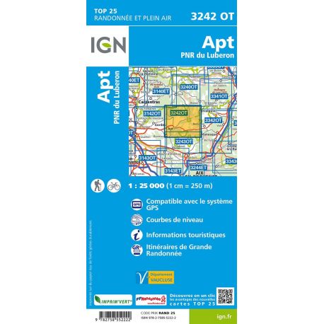 3242OT APT   PNR DU LUBERON