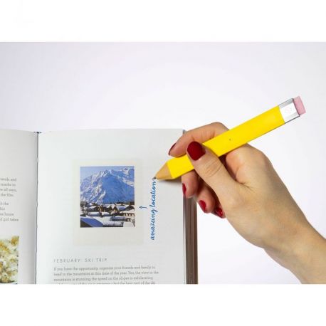 STYLO MARQUE PAGE JAUNE