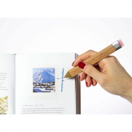 STYLO MARQUE PAGE WOOD