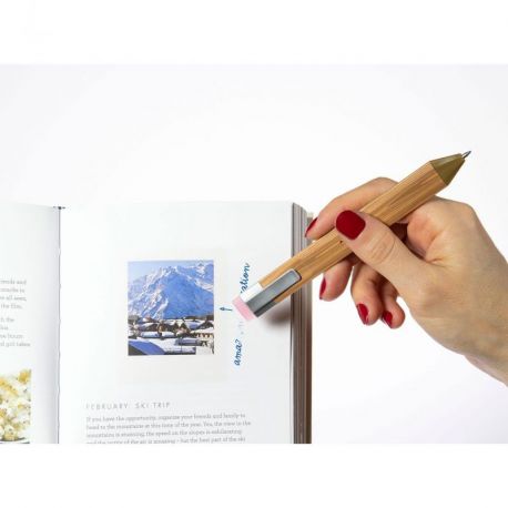 STYLO MARQUE PAGE WOOD