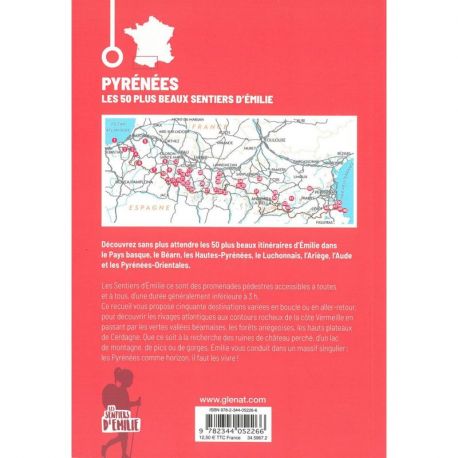 PYRENEES LES 50 PLUS BEAUX SENTIERS D'EMILIE