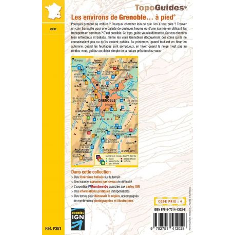 LES ENVIRONS DE GRENOBLE A PIED P381