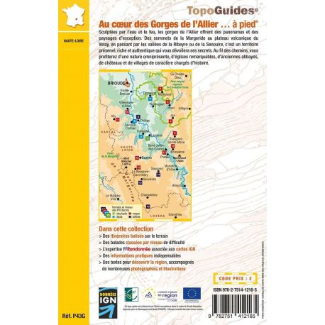 LES GORGES DE L'ALLIER A PIED P43G