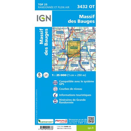3432OT MASSIF DES BAUGES