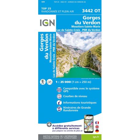 3442OT GORGES DU VERDON - MOUSTIERS