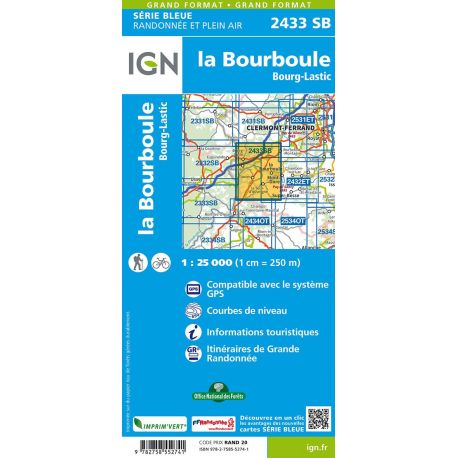 2433SB LA BOURBOULE  BOURG-LASTIC