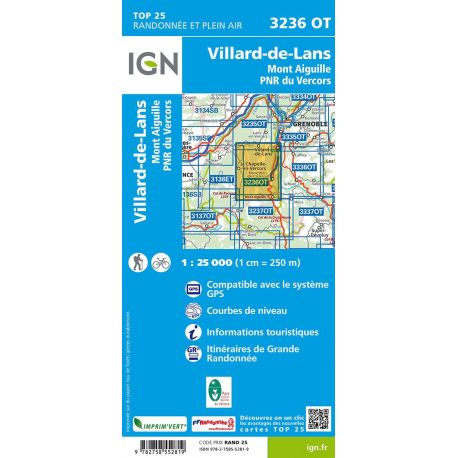 3236OT VILLARD DE LANS MONT AIGUILLE - PNR DU VERCORS