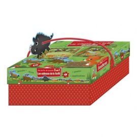PUZZLE BOX 3 EN 1 LES ANIMAUX DE LA FORET