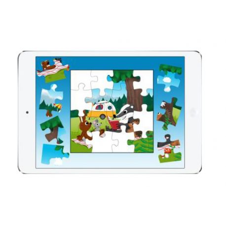 PUZZLE BOX 3 EN 1 LES ANIMAUX DE LA FORET