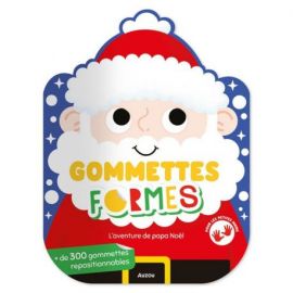 L'AVENTURE DE PAPA NOEL GOMMETTES FORMES