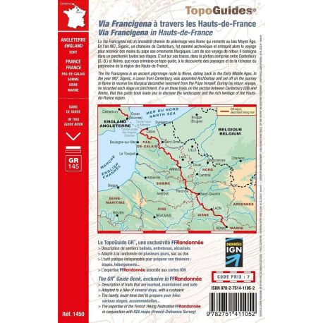 GR145 VIA FRANCIGENA CANTERBURY REIMS 1450