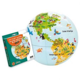 GLOBE 30 CM - LES P'TITS ANIMAUX DE LA NATURE