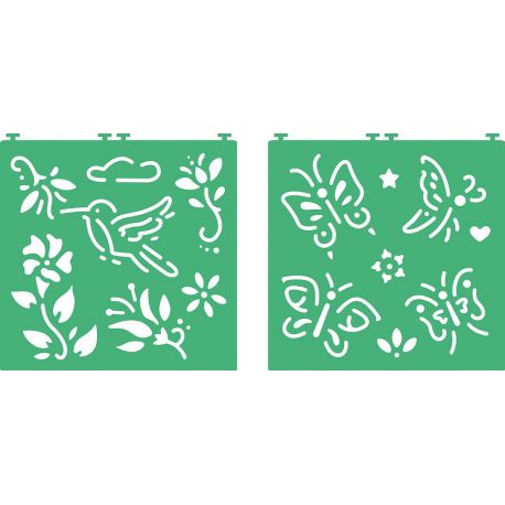 JE DESSINE DES FLEURS ET DES OISEAUX
