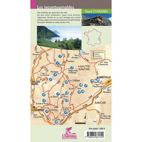 MASSIF DES BAUGES 20 BALADES EXCEPTIONNELLES