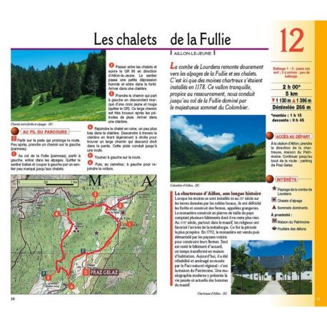 MASSIF DES BAUGES 20 BALADES EXCEPTIONNELLES