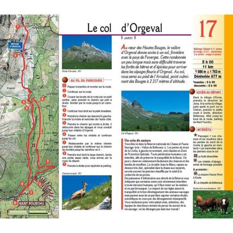 MASSIF DES BAUGES 20 BALADES EXCEPTIONNELLES