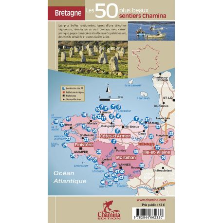 BRETAGNE LES 50 PLUS BEAUX SENTIERS