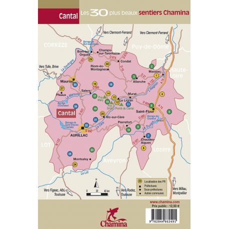 CANTAL LES 30 PLUS BEAUX SENTIERS