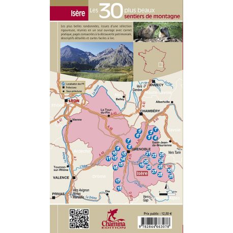 ISERE LES 30 PLUS BEAUX SENTIERS DE MONTAGNE