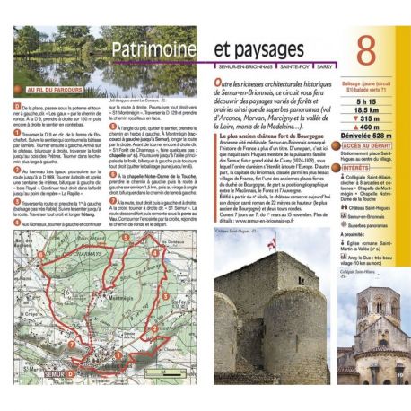 SAONE-ET-LOIRE LES 30 PLUS BEAUX SENTIERS