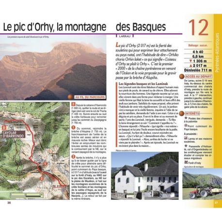 PYRENEES FRANCAISES LES 100 PLUS BEAUX SENTIERS