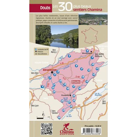 DOUBS LES 30 PLUS BEAUX SENTIERS