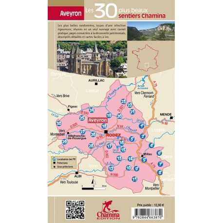 AVEYRON LES 30 PLUS BEAUX SENTIERS
