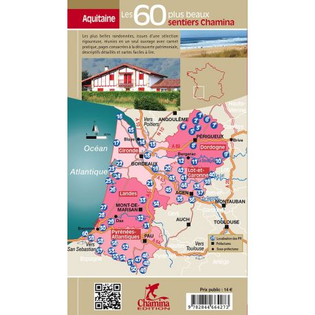 AQUITAINE LES 60 PLUS BEAUX SENTIERS