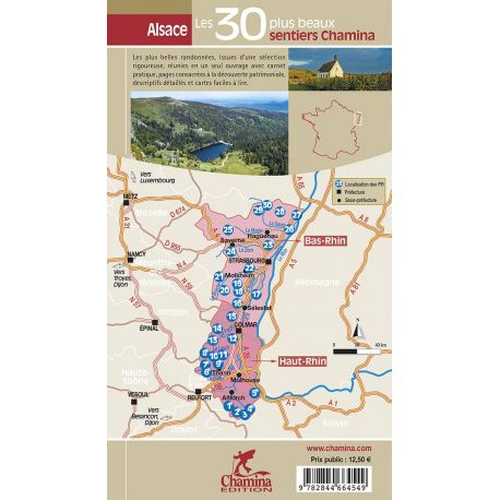 ALSACE LES 30 PLUS BEAUX SENTIERS