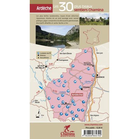 ARDECHE LES 30 PLUS BEAUX SENTIERS