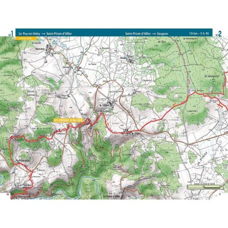 LA VIA PODIENSIS LA VOIE DU PUY ATLAS CHEMIN DE COMPOSTELLE