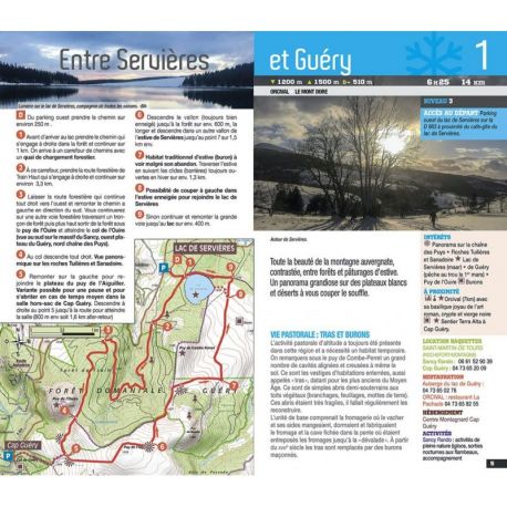 22 BALADES EN RAQUETTES EN AUVERGNE