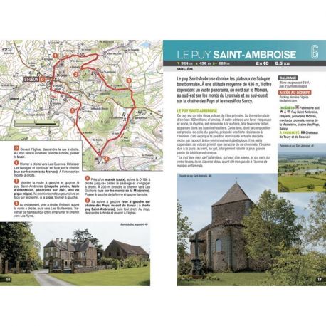 AUVERGNE - LES 50 PLUS BEAUX SENTIERS