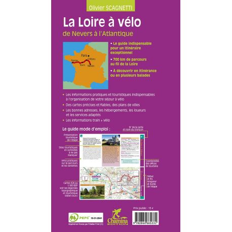 LA LOIRE A VELO DE NEVERS A L'ATLANTIQUE GRANDS ITINERAIRES